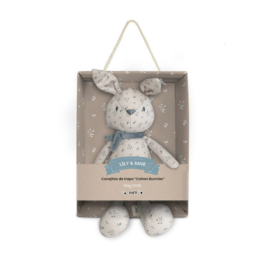 Pupazzo Coniglietto Cotton - Peluche Morbido Neonati e Bambini SARO