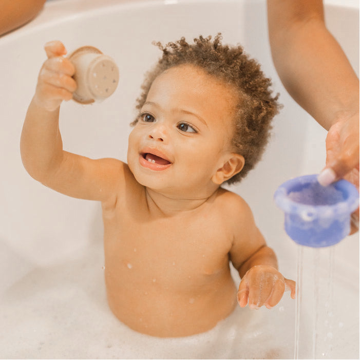 Bicchierini Impilabili Silicone - Tiny Twinkle | Gioco Educativo Neonato BPA Free