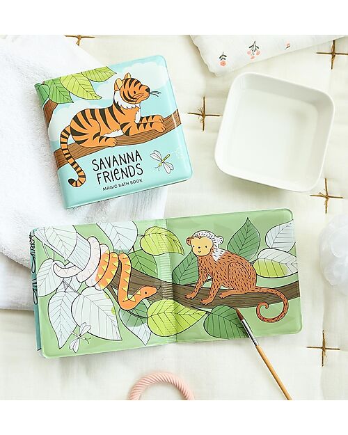 Gioco Libro da Bagno - Savanna friends