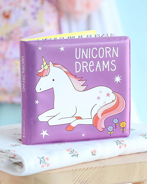 Gioco Libro da Bagno - Unicorn Dreams - Si Colora al Contatto con l'Acqua!