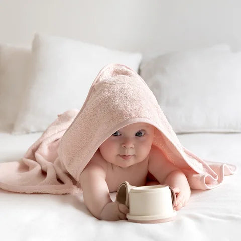 Mantellina Bagno in Spugna di Cotone con Cappuccio BEMINI