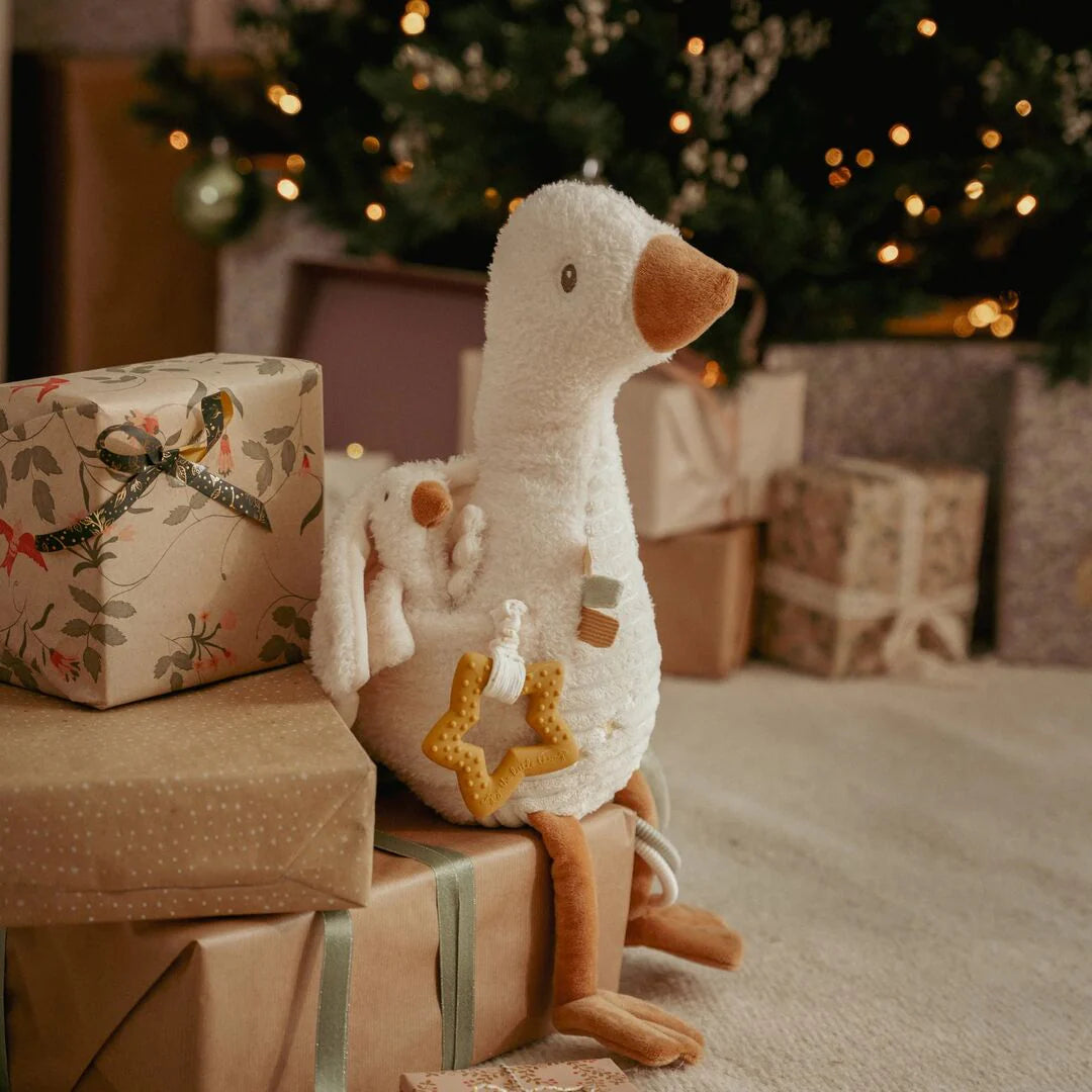 Peluche Oca Multi-Attività Little Dutch - Gioco Sensoriale Neonato 0+