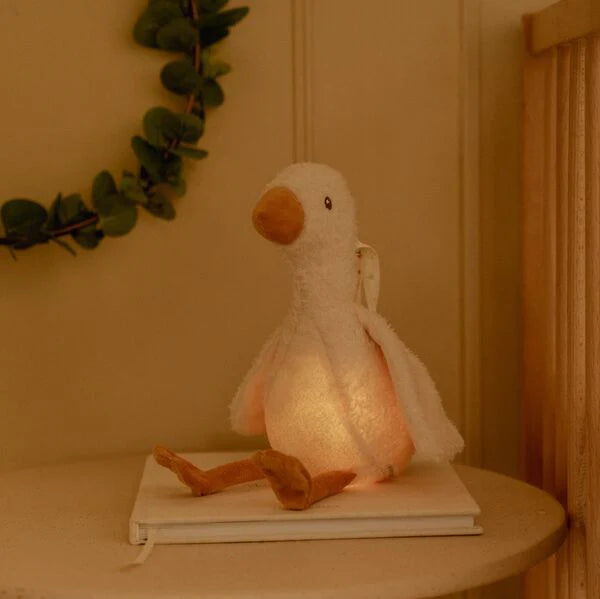Luce Notturna con Suoni Oca Little Dutch - Peluche Musicale Nanna Neonato