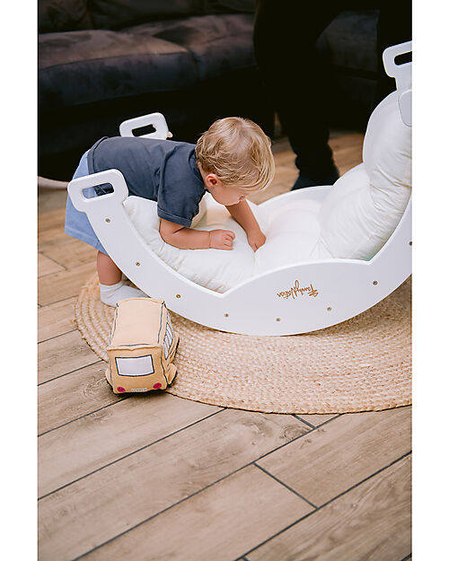 Arco Montessori Rainbow Cotton Candy con Cuscino - Gioco Equilibrio Bambini