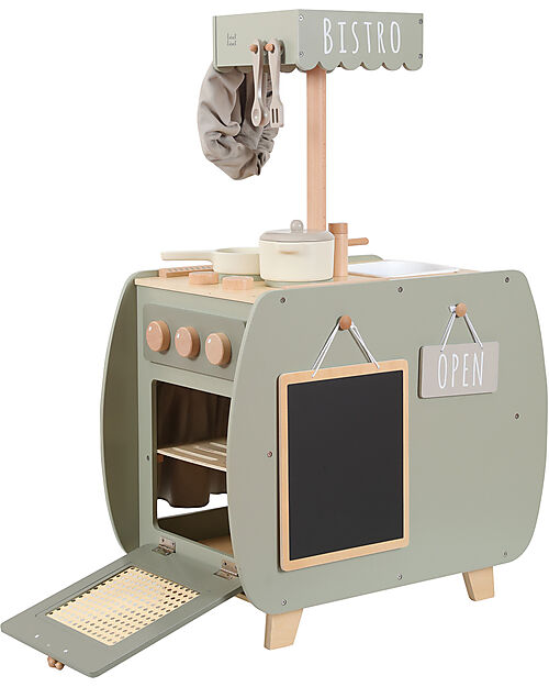 Cucina Bistro Giocattolo in Legno FSC - Oliva -