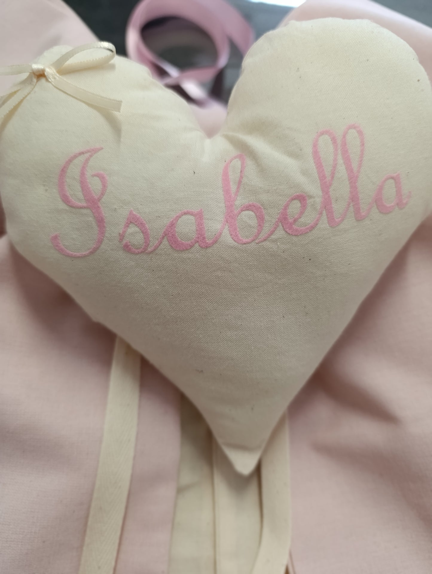 Fiocco Nascita Artigianale in Cotone Grezzo Handmade - Monello