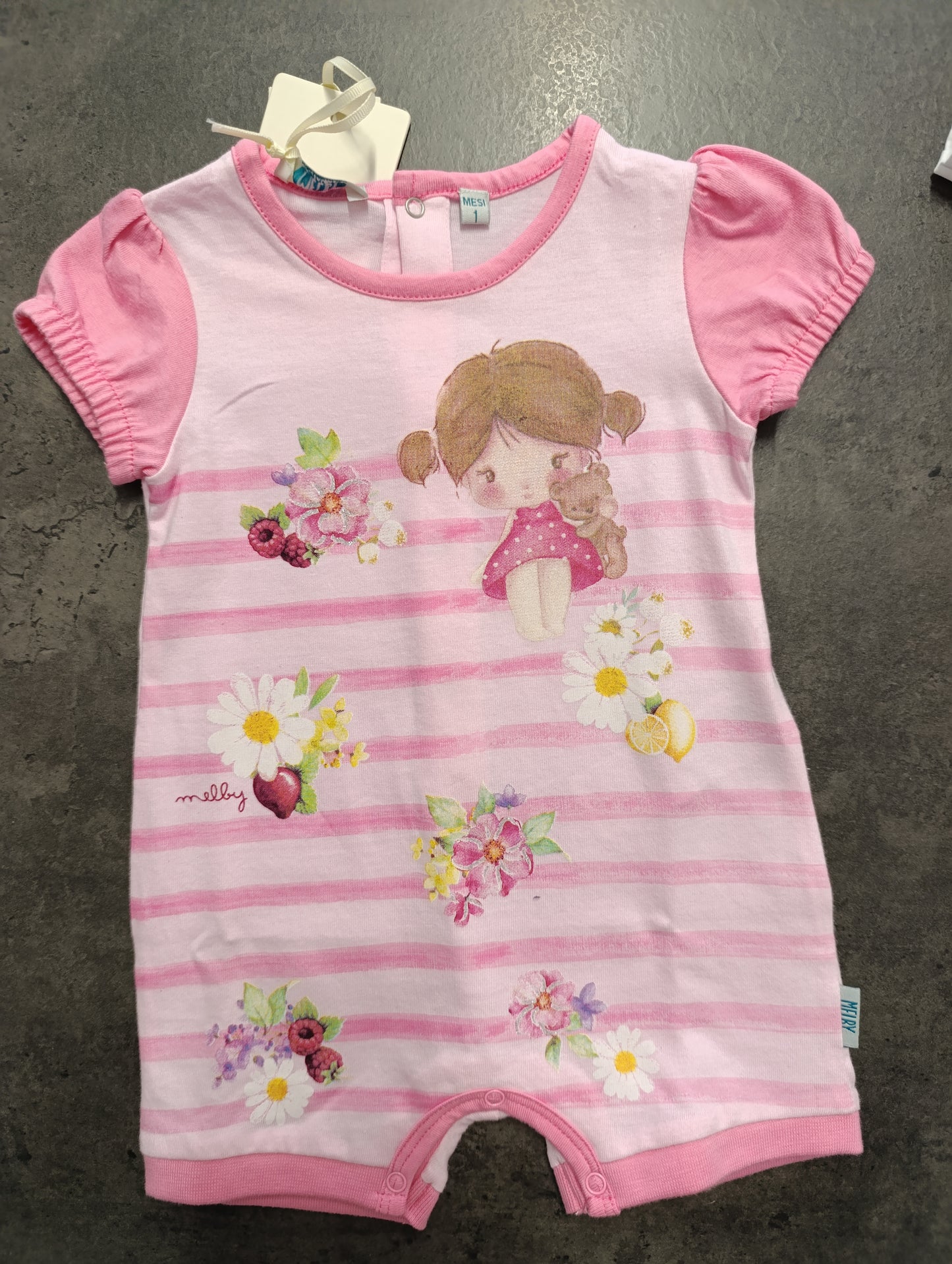 Pagliaccetto Bambina Melby in Cotone - Morbido e Comodo per Piccole Esploratrici