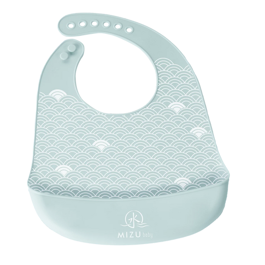 BAVAGLINO IN SILICONE VERDE ACQUA -TAIKI - MIZU BABY