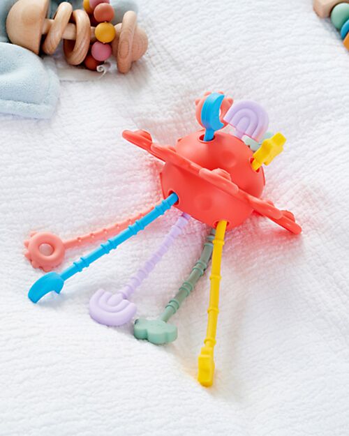 GIOCO MULTISENSORIALE SILICONE - PIANETA ARCOBALENO - TICKIT