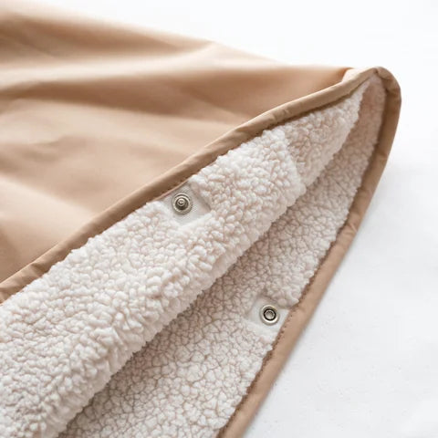 Mantella Poncho Impermeabile in Poliestere con Fodera Peluche BEMINI